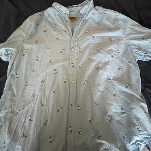 Men’s Big and Tall Short Sleeve Button Down